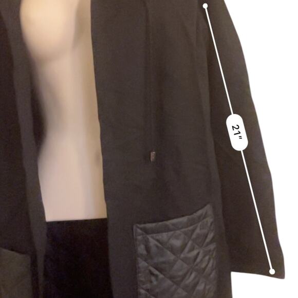 Joseph Ribkoff Black Quilted Open Cover-up Jacket-size 8 - Picture 12 of 15